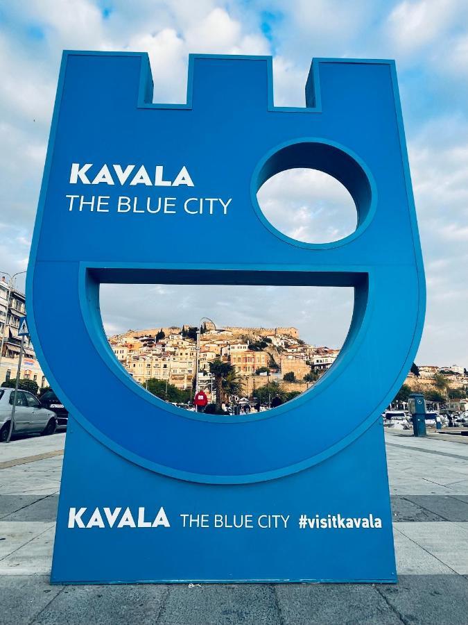 George & Nia Apartment - Central Kavala With Panoramic Terrace View ภายนอก รูปภาพ
